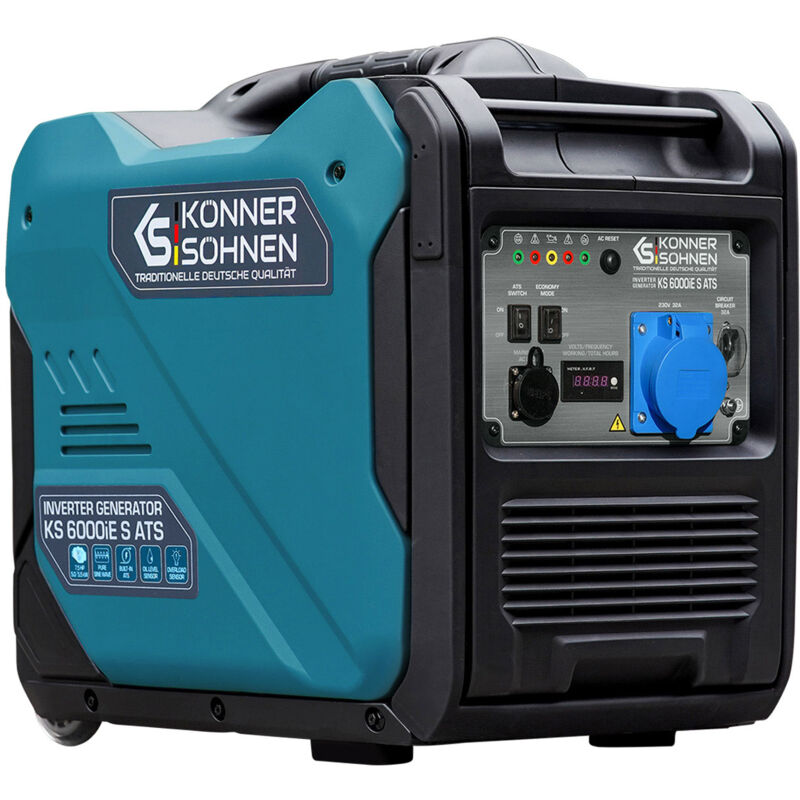foto del prodotto k nner s hnen generatore di inverter a benzina 5500 w ks 6000ie s ats manuale elettrico automatico