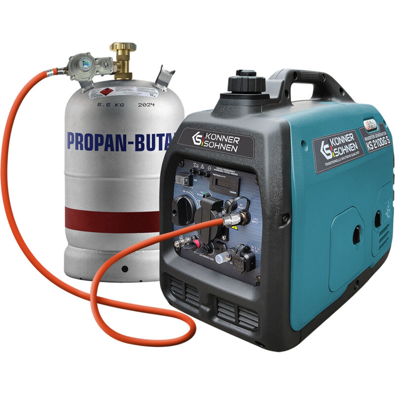 foto del prodotto k nner s hnen generatore di inverter a benzina e gas 2000 w ks 2100ig s