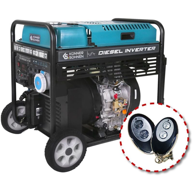 foto del prodotto k nner s hnen generatore ks 9500id atsr diesel con inverter 9500 w 10000 w elettrico