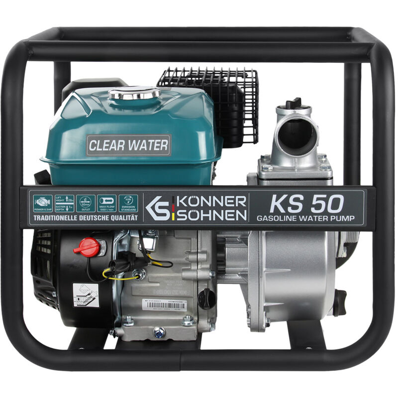 foto del prodotto k nner s hnen motopompe per acqua pulita ks 50, 7 ch, 500 l min, 3600 tr min