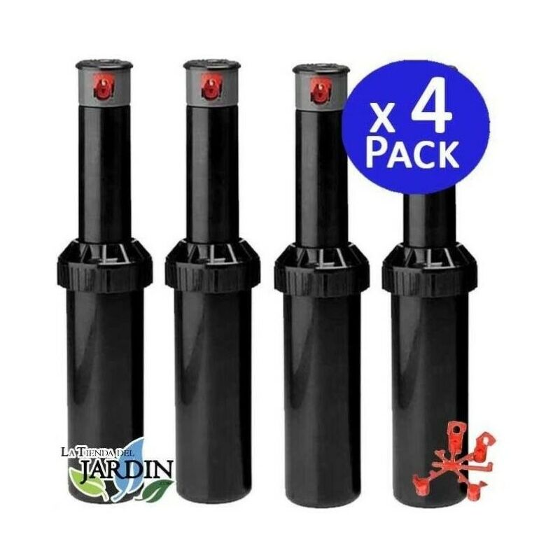 immagine 0 del prodotto k rain set di 4 irrigatore krain minipro 1 2 portata da 5,1 a 9,1 m irrigatore regolabile professionale
