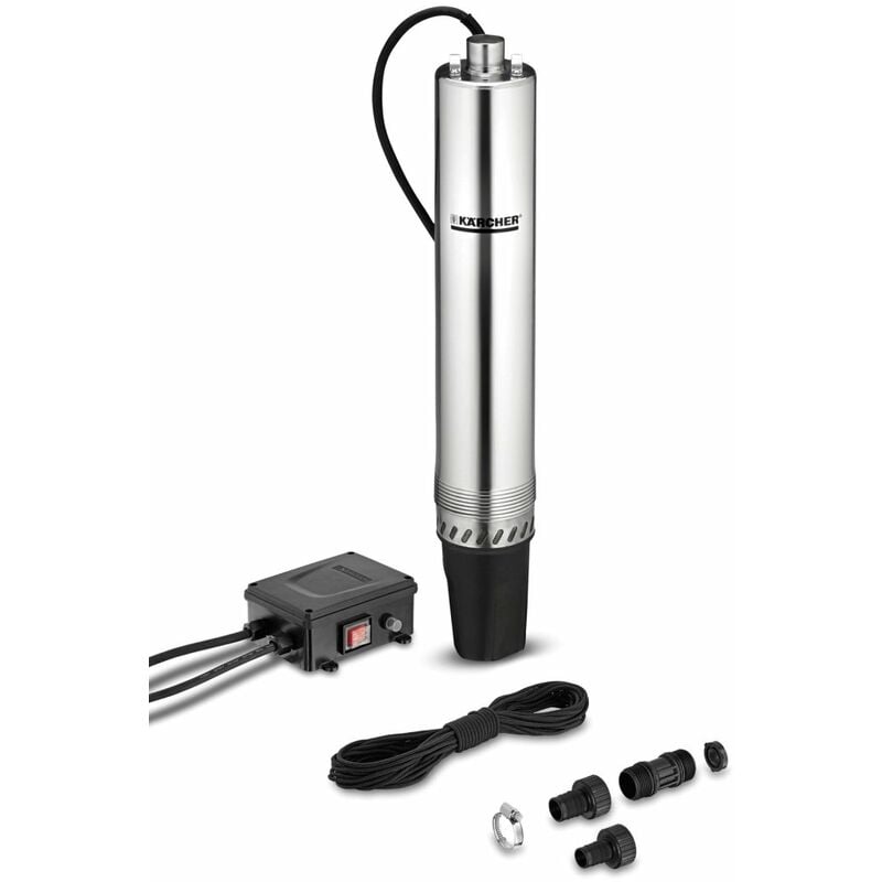 foto del prodotto k rcher bp 4 deep well elettropompa da giardino portata massima 4600l h, massima profondit d immersione 12 m, pressione massima 4.3 m bar,