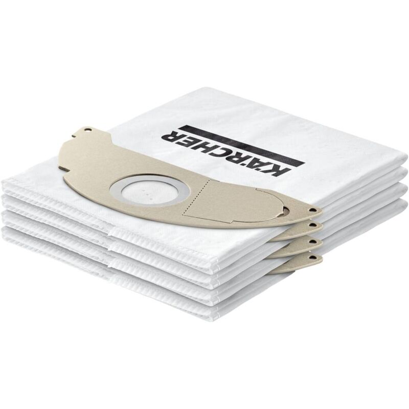foto del prodotto k rcher home garden 2.863 371.0 sacchetto filtro in tessuto non tessuto 4 pz.