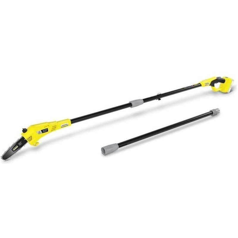 foto del prodotto k rcher seghetto telescopico a batteria 18 v psw 18 20, barra di guida 20 cm, lubrificazione automatica catena, potenza massimo 80 160 tagli,