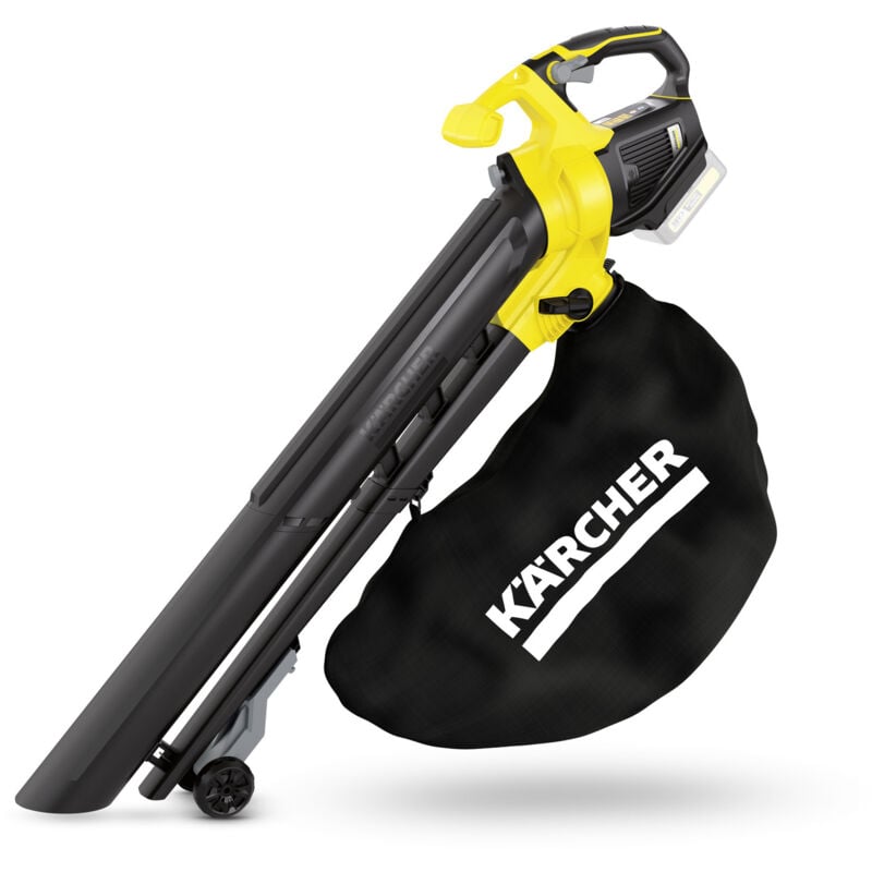 foto del prodotto k rcher soffiatore e aspiratore foglie a batteria 18 v blv 18 200 battery, funzione pacciamatura, velocit aria 200 km h, sacco 45 l, peso 3,5 kg,