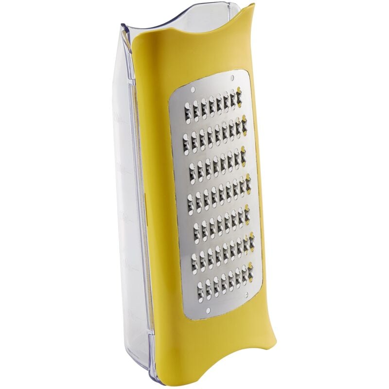 foto del prodotto k0870414 - grattugia multiuso, fresh kitchen, con contenitore, in acciaio inox, giallo - moulinex