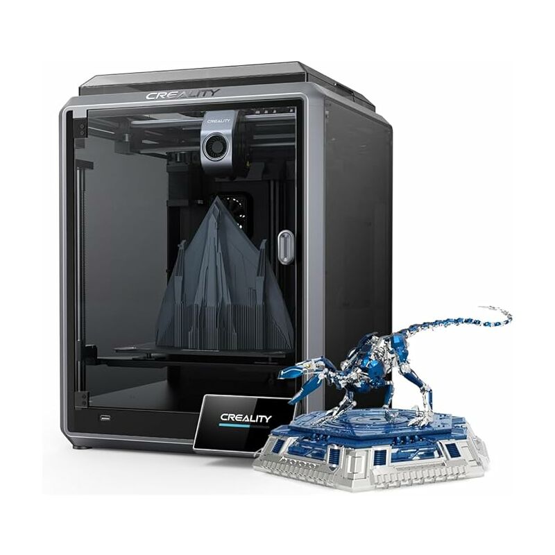 foto del prodotto k1 speedy stampante 3d, 600 mm s, fdm stampa 3d, doppia ventola, monitoraggio remoto, livellamento automatico e touchscreen, 220 x 220 x 250 mm