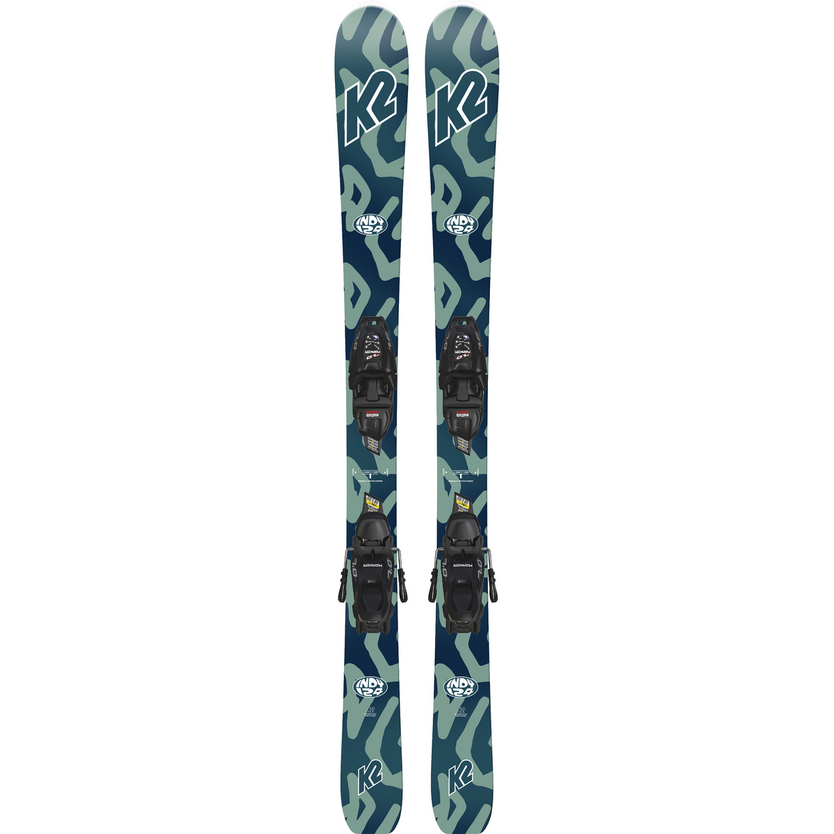 foto del prodotto k2 bambino set da sci freeride indy fdt 4.5 24 25