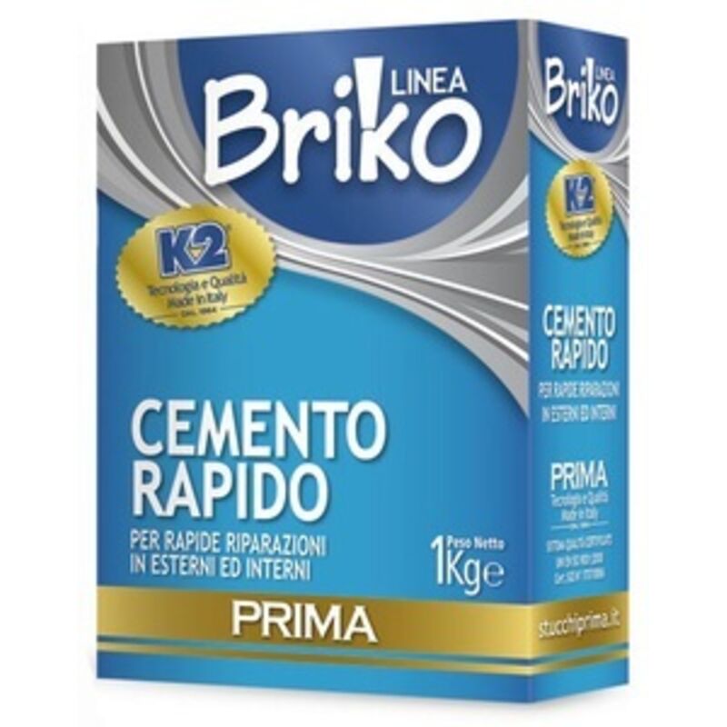 foto del prodotto k2 linea briko 1 kg cemento rapido per riparazioni uso interno esterno