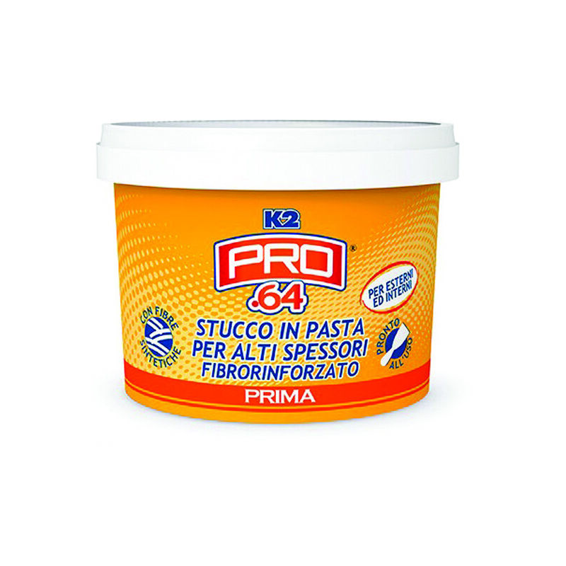 foto del prodotto k2 pro.64 stucco in pasta alti spessori in barattolo kg.1