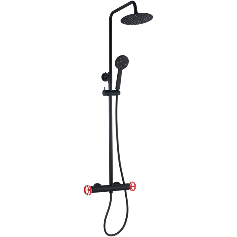 foto del prodotto k2o colonna doccia chillout delta 83 119 cm con rubinetto, altezza regolabile, doccetta a mano e beccucci anticalcare