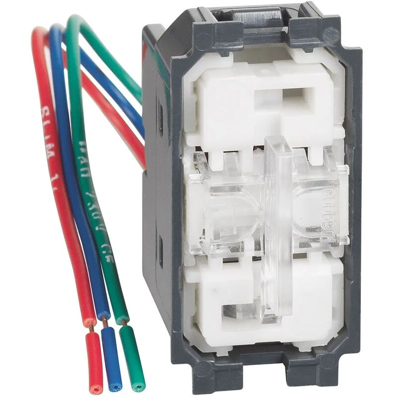 foto del prodotto k4027h commutatore illuminato 1p a pulsante con posizione 1 0 2 living now bticino