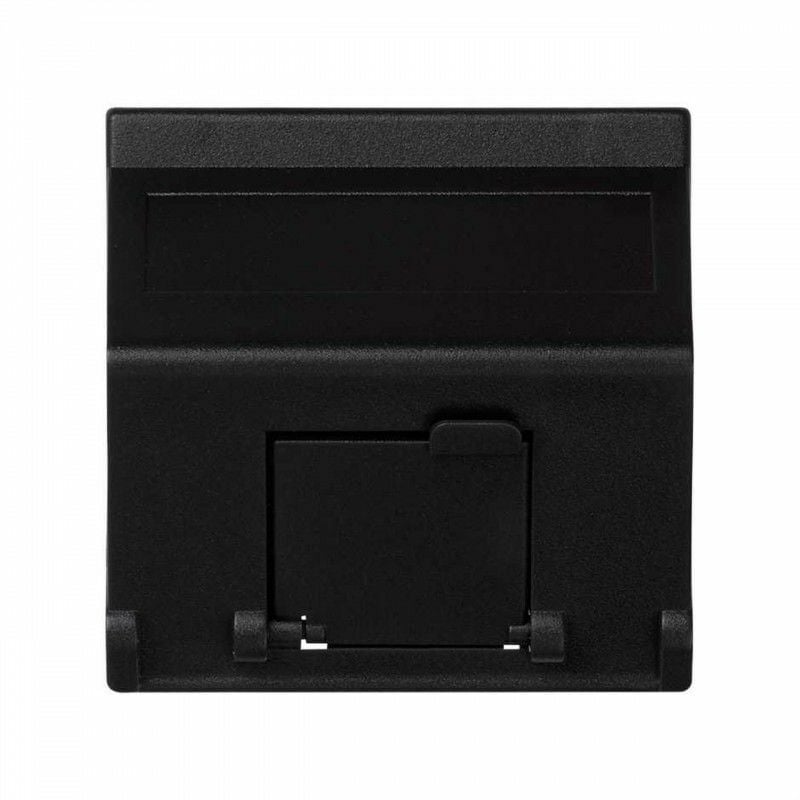foto del prodotto k45 piastra antipolvere inclinata con 1 modulo md grigio grafite simon k80 14