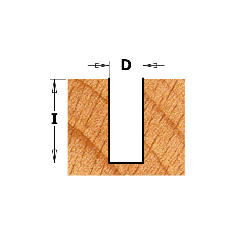 immagine 0 del prodotto k911 080 fresa taglienti diritti hw z2 s 8 d 8x20x51 dx