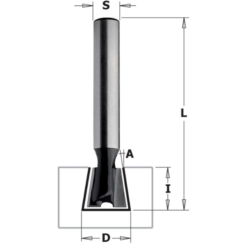 foto del prodotto k918 127 fresa x incastri 14 gr. hw z2 s 8 d 12.7x12x45 dx