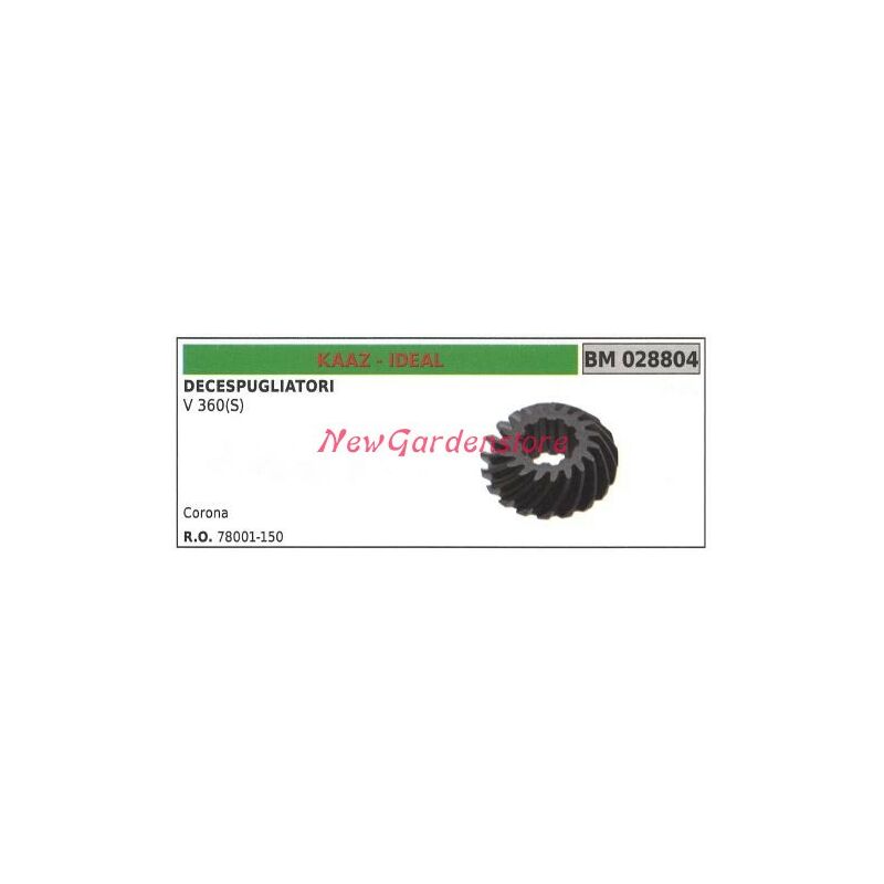 foto del prodotto kaaz corona coppia conica decespugliatore v 360 s 028804
