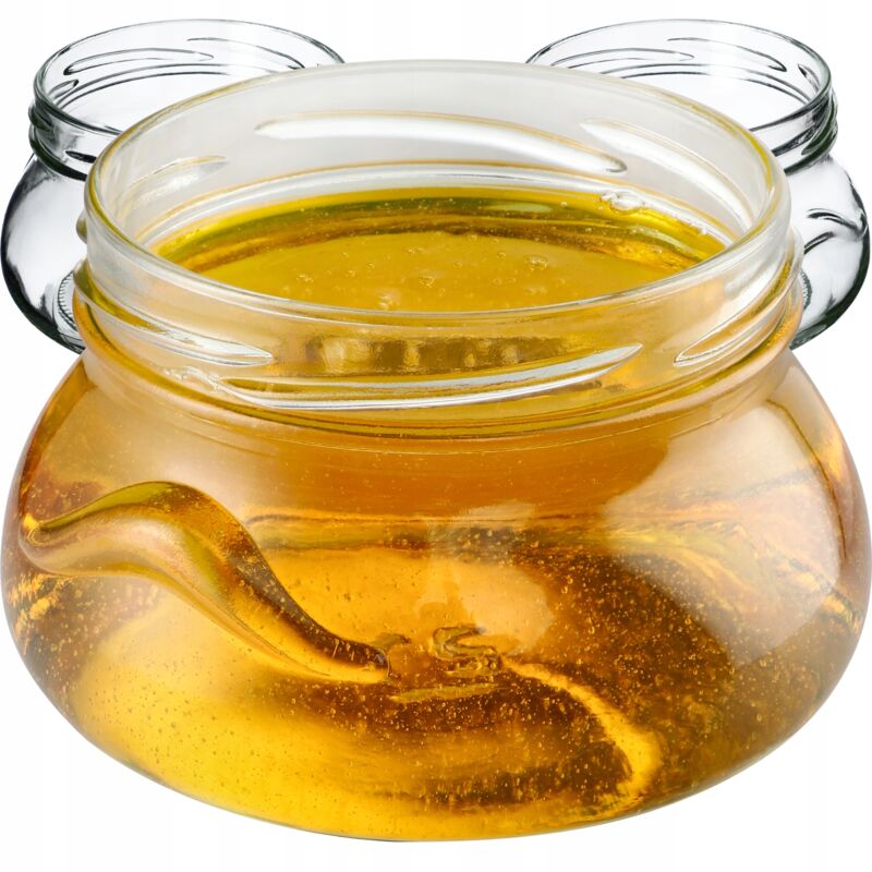foto del prodotto kadax 10 barattoli di vetro da 300 ml per conservare la marmellata decorativa di miele