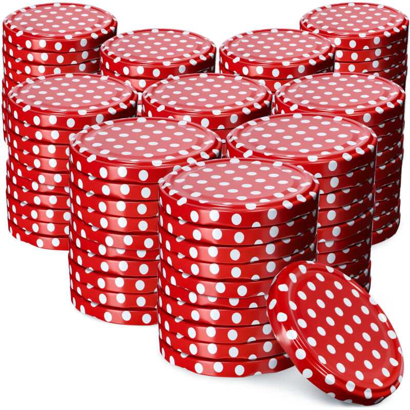 foto del prodotto kadax 100x jar caps fi 82 tappi per barattoli e coperchi per conserve