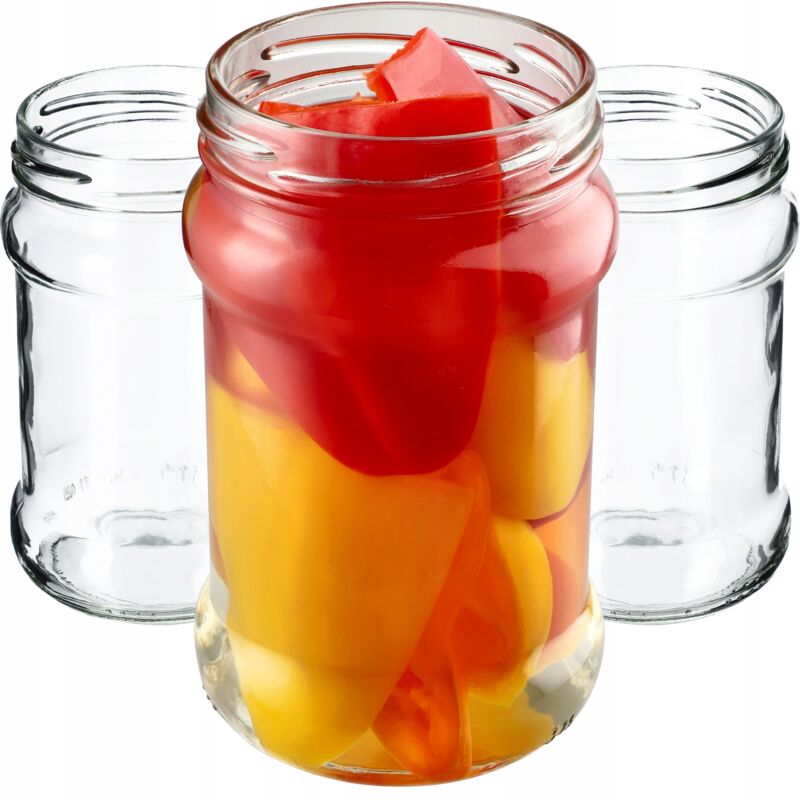 foto del prodotto kadax 10x barattoli di conservazione barattolo di vetro da 315 ml marmellata miele succo weki