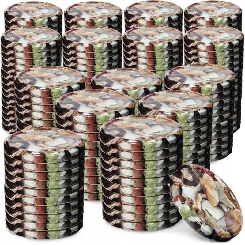 foto del prodotto kadax - 200x jar caps fi 82 tappi per barattoli e coperchi per conserve