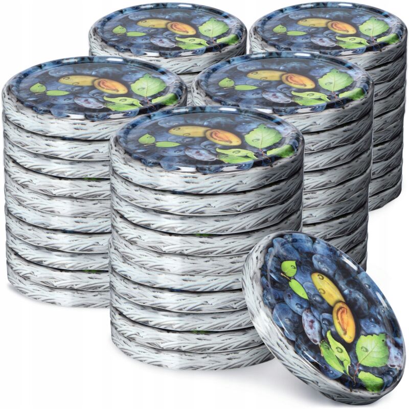 foto del prodotto kadax 50x jar caps fi 66 tappi per barattoli e coperchi per conserve