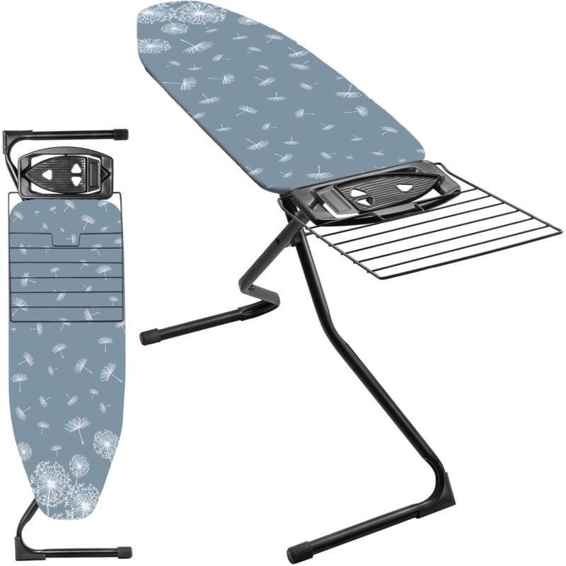 foto del prodotto kadax asse da stiro 120x42cm con supporto ferro ampio tavolo pieghevole