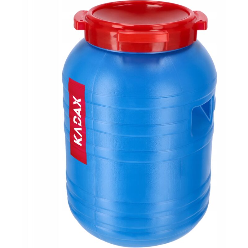 foto del prodotto kadax barile in plastica da 30 litri per marinare cavoli in acqua, manici, certificato