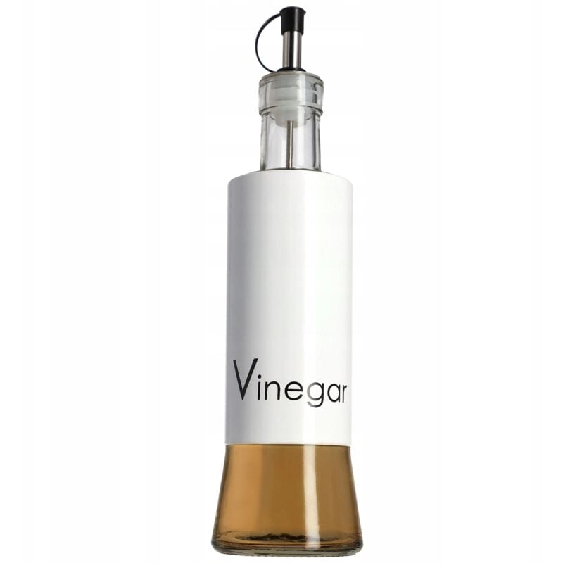 foto del prodotto kadax bottiglia di aceto di olio d oliva con dosatore da 320 ml in vetro per olio d oliva bianco