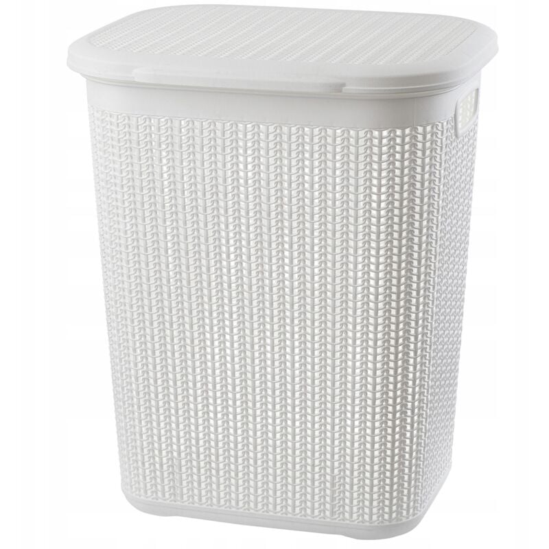 foto del prodotto kadax cesto per la biancheria multifunzionale da 50 litri con coperchio cesto per la biancheria in plastica leggera per i giocattoli dei vestiti