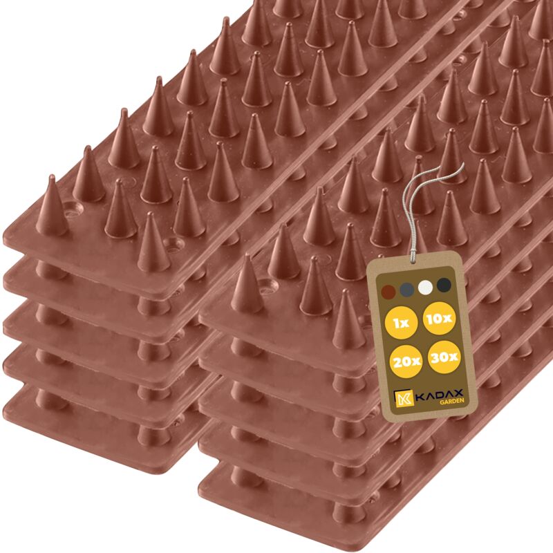foto del prodotto kadax confezione da 10 picchetti per piccioni, 5 m, plastica, repellente per uccelli, repellente per piccioni, repellente per piccioni, repellente
