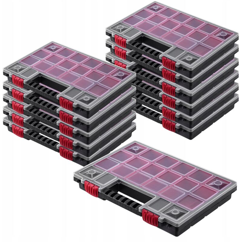 foto del prodotto kadax contenitore organizzatore per officina 18 cassetti 12 pz