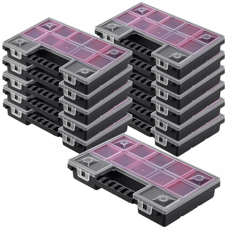 foto del prodotto kadax contenitore organizzatore per officina 6 cassetti 12 pz