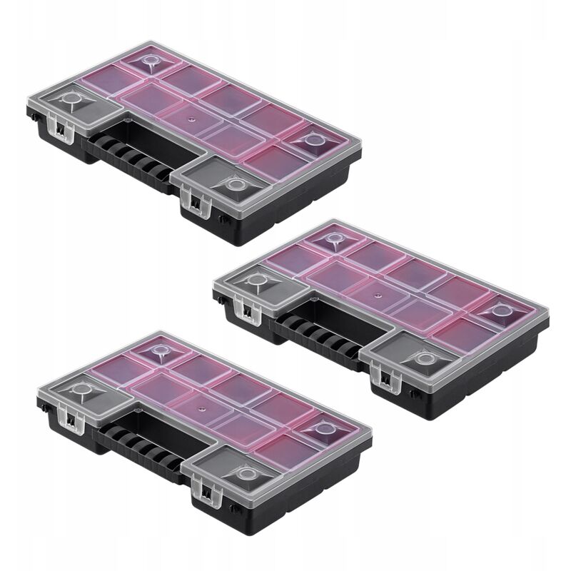 foto del prodotto kadax contenitore organizzatore per officina 6 cassetti 3 pz