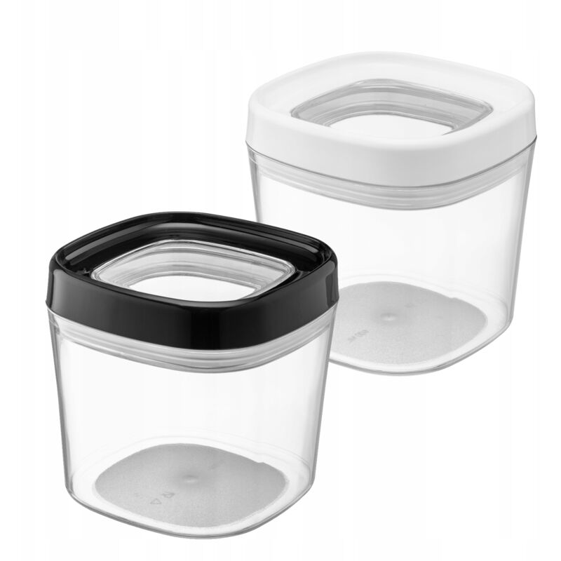 foto del prodotto kadax contenitore per alimenti prodotti in polvere coperchio per pasta set in plastica da 0,6 l