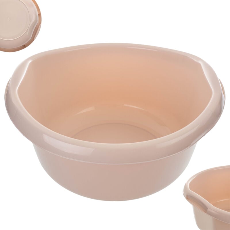 foto del prodotto kadax contenitore per lavabo in plastica per biancheria intima da 20 litri con manici da 46 cm
