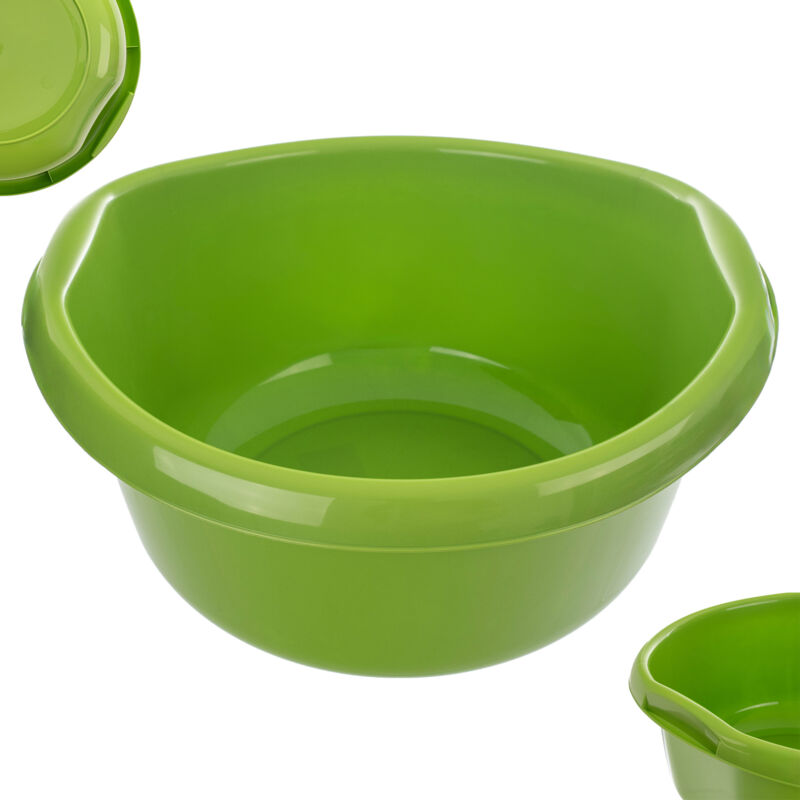 foto del prodotto kadax contenitore per lavabo in plastica per biancheria intima da 25 litri con manici 49 cm