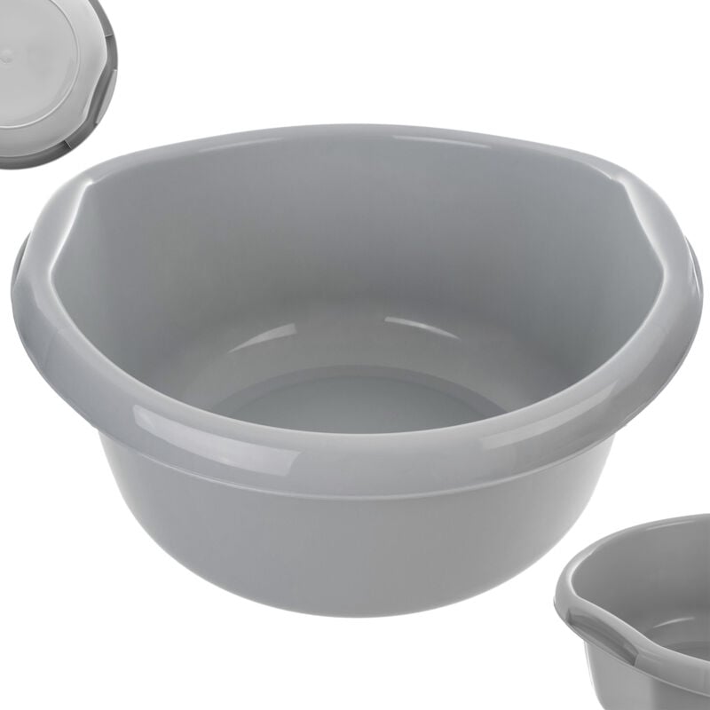 foto del prodotto kadax contenitore per lavabo in plastica per biancheria intima da 30 litri con manici da 50 cm