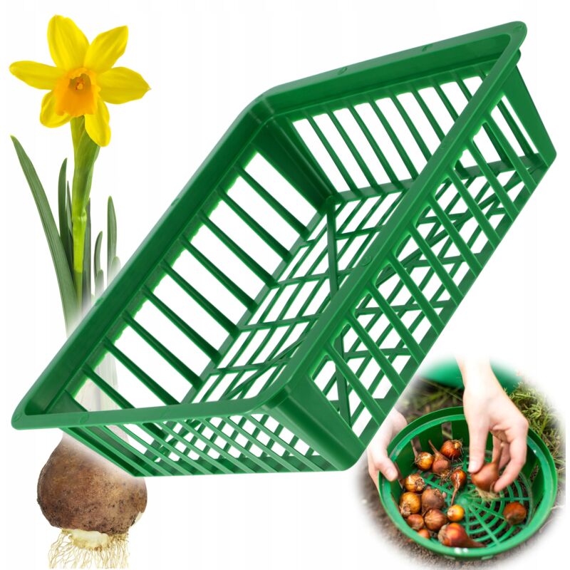 foto del prodotto kadax coperchio cestino per piantare bulbi 28 cm