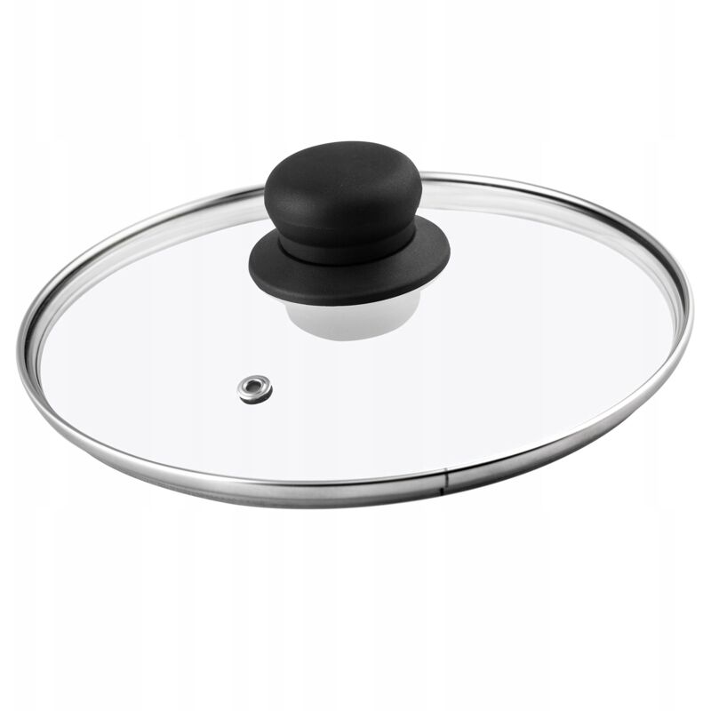 foto del prodotto kadax - coperchio in vetro per padelle e pentole, coperchio resistente al calore con manico in plastica per cottura facile e sicura 22 cm