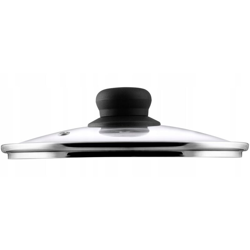foto del prodotto kadax - coperchio in vetro per padelle e pentole, coperchio resistente al calore con manico in plastica per una cottura facile e sicura (28 cm)