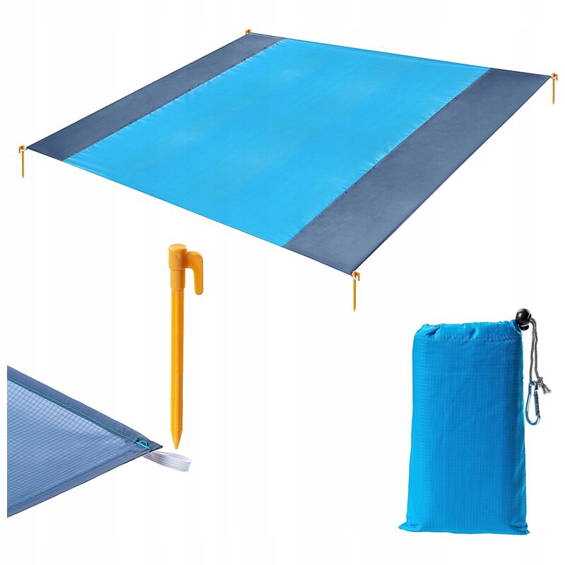 foto del prodotto kadax coperta da picnic 200x210 cm tappetino da spiaggia per campeggio in spiaggia grande