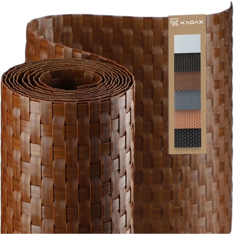 foto del prodotto kadax - copertura per balcone tappetino per balcone in technorattan 0,9x1m