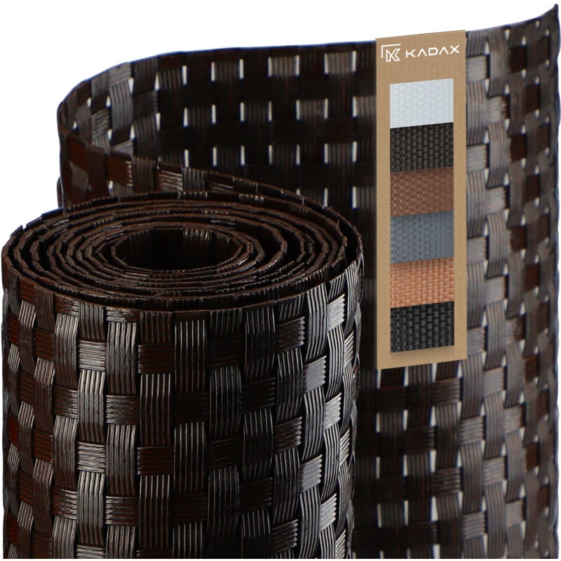 immagine 0 del prodotto kadax copertura per balcone tappetino per balcone in technorattan 1x1m