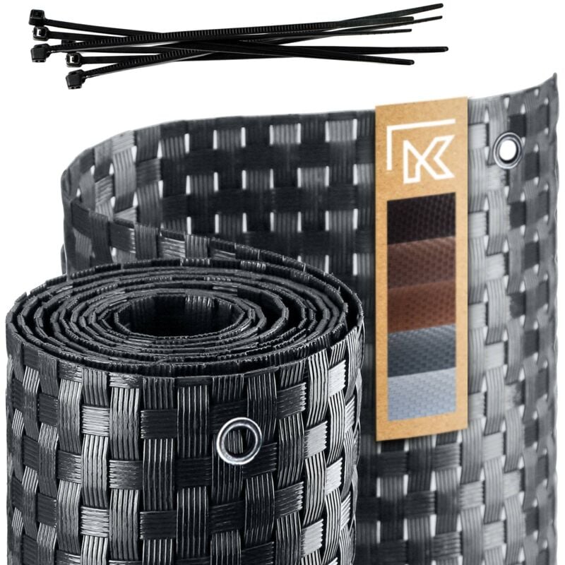 foto del prodotto kadax copertura per balcone tappetino per balcone in technorattan 1x3m