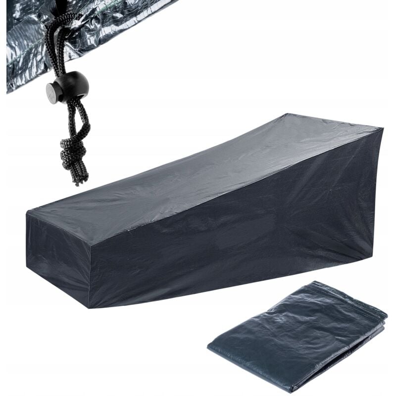 foto del prodotto kadax copertura per sdraio da giardino telo protettivo telo impermeabile 165x85 cm