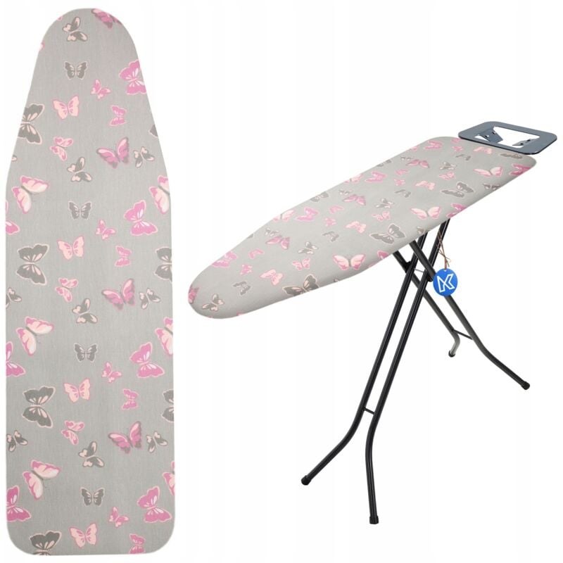 foto del prodotto kadax copriasse da stiro 115x40 cm con retro elasticizzato farfalle