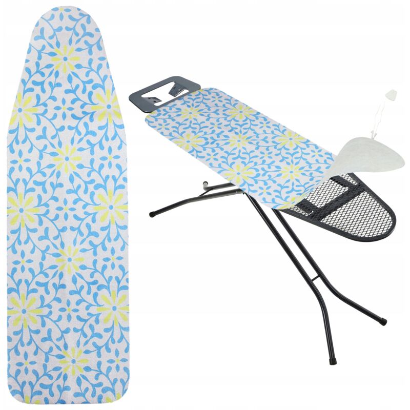 foto del prodotto kadax copriasse da stiro elasticizzato 140x55 cm fiori gialli