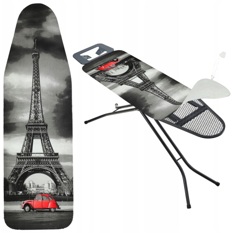 foto del prodotto kadax copriasse da stiro elasticizzato 148x52 cm torre eiffel