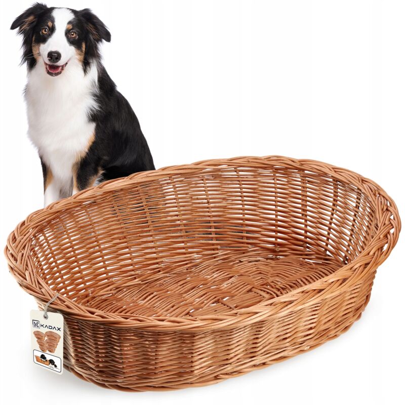 foto del prodotto kadax cuccia per cani in vimini 85 cm large l