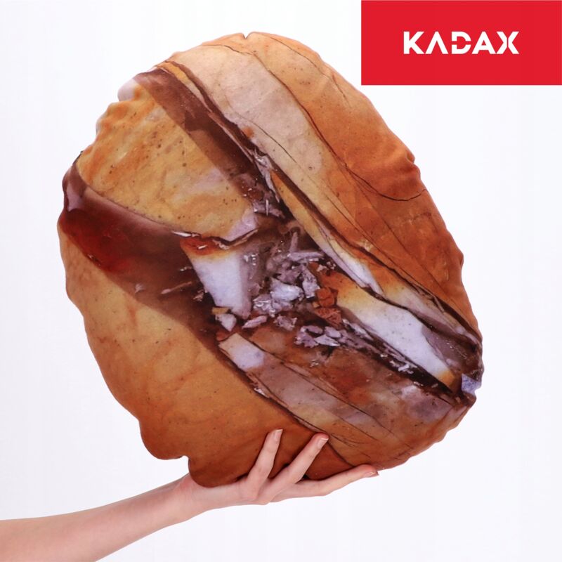 foto del prodotto kadax cuscino in velluto 33x41 cm ciottolo cuscino decorativo con cerniera cuscino decorativo cuscino per divano in fibra siliconata modello 15 